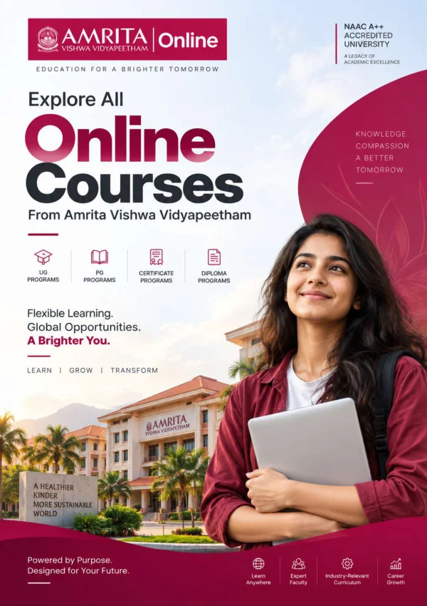 Amrita Vishwa Vidyapeetham — course brochure cover