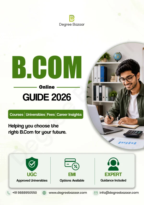 B.Com — DegreeBazaar course guide cover