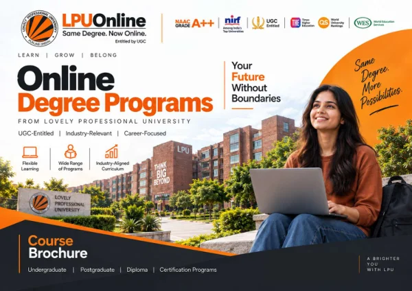 Lovely Professional University — course brochure cover