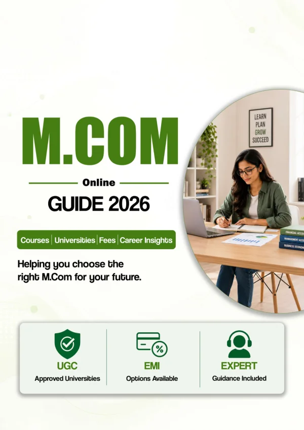 M.Com — course comparison guide cover