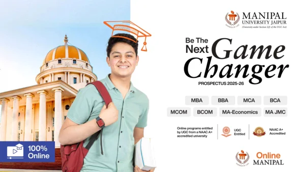 Manipal University Jaipur — course brochure cover