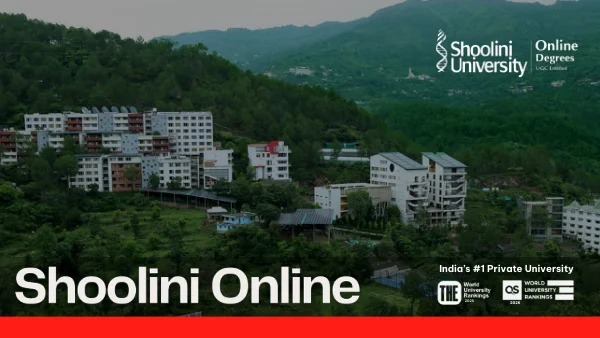 Shoolini University — course brochure cover
