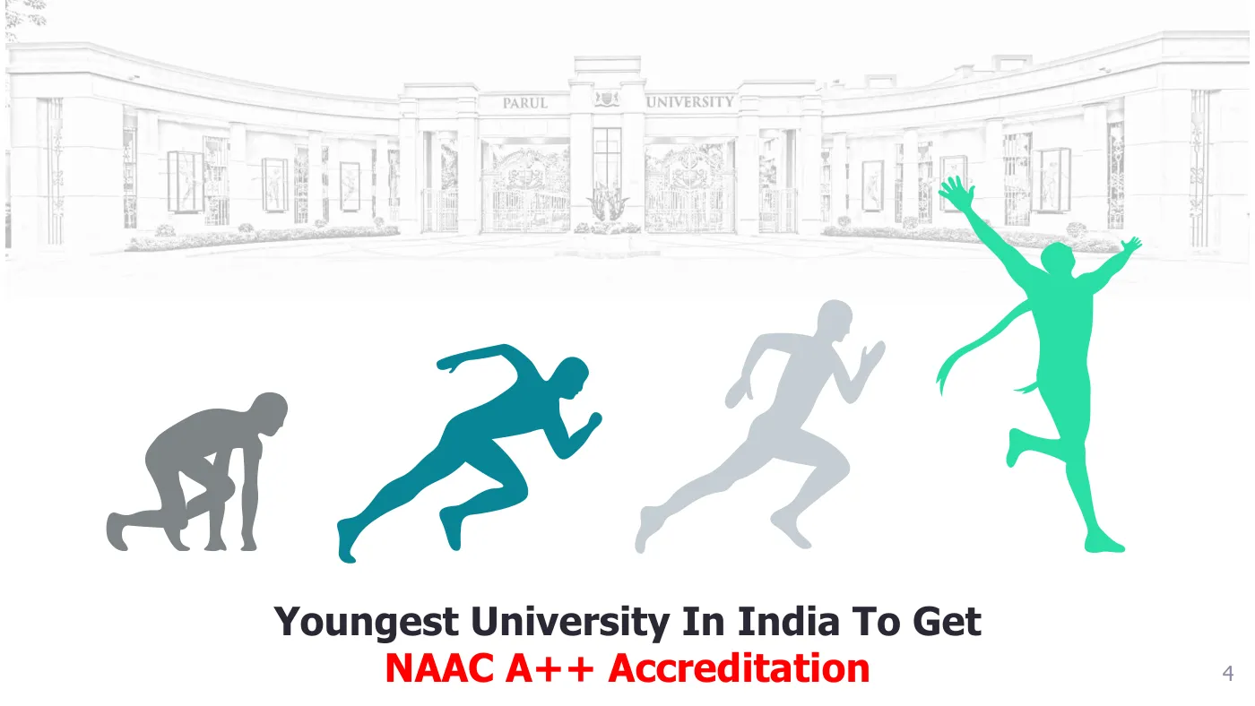 Parul University — course brochure, page 3. Open the PDF for full-size reading.