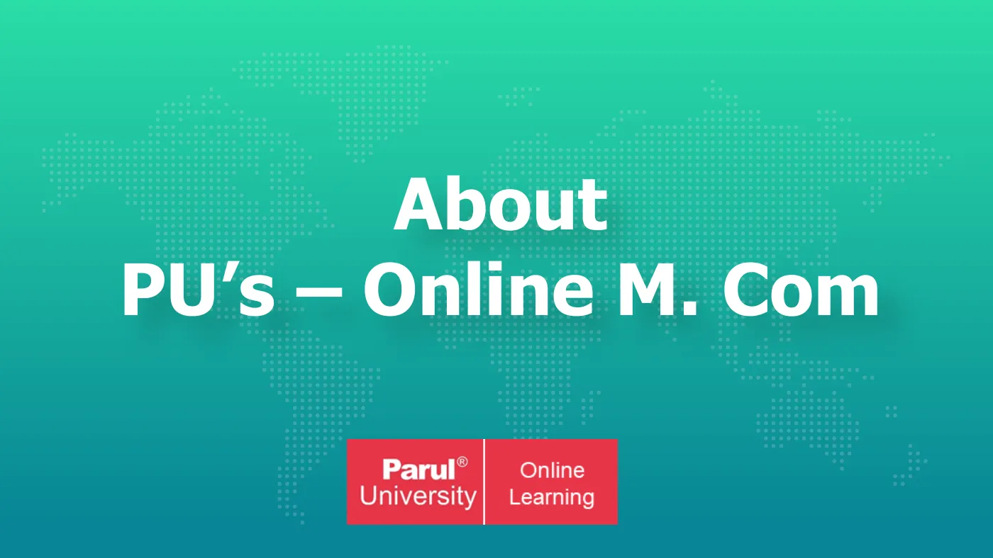 Parul University — course brochure, page 31. Open the PDF for full-size reading.