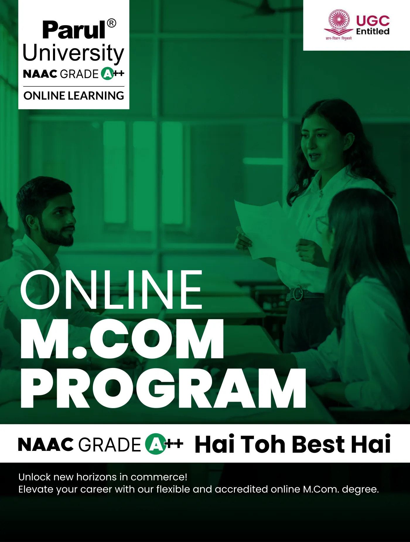 Parul University — course brochure, page 51. Open the PDF for full-size reading.