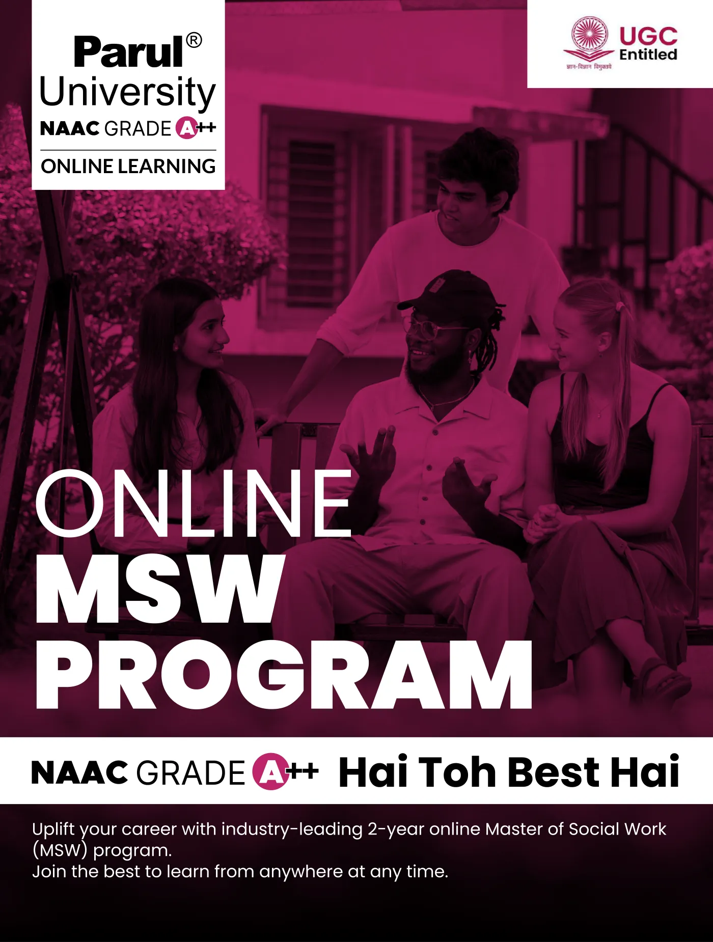 Parul University — course brochure, page 81. Open the PDF for full-size reading.