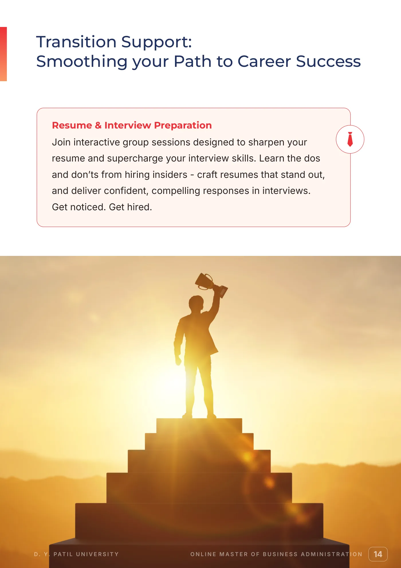 D. Y. Patil University, Navi Mumbai — course brochure, page 23. Open the PDF for full-size reading.