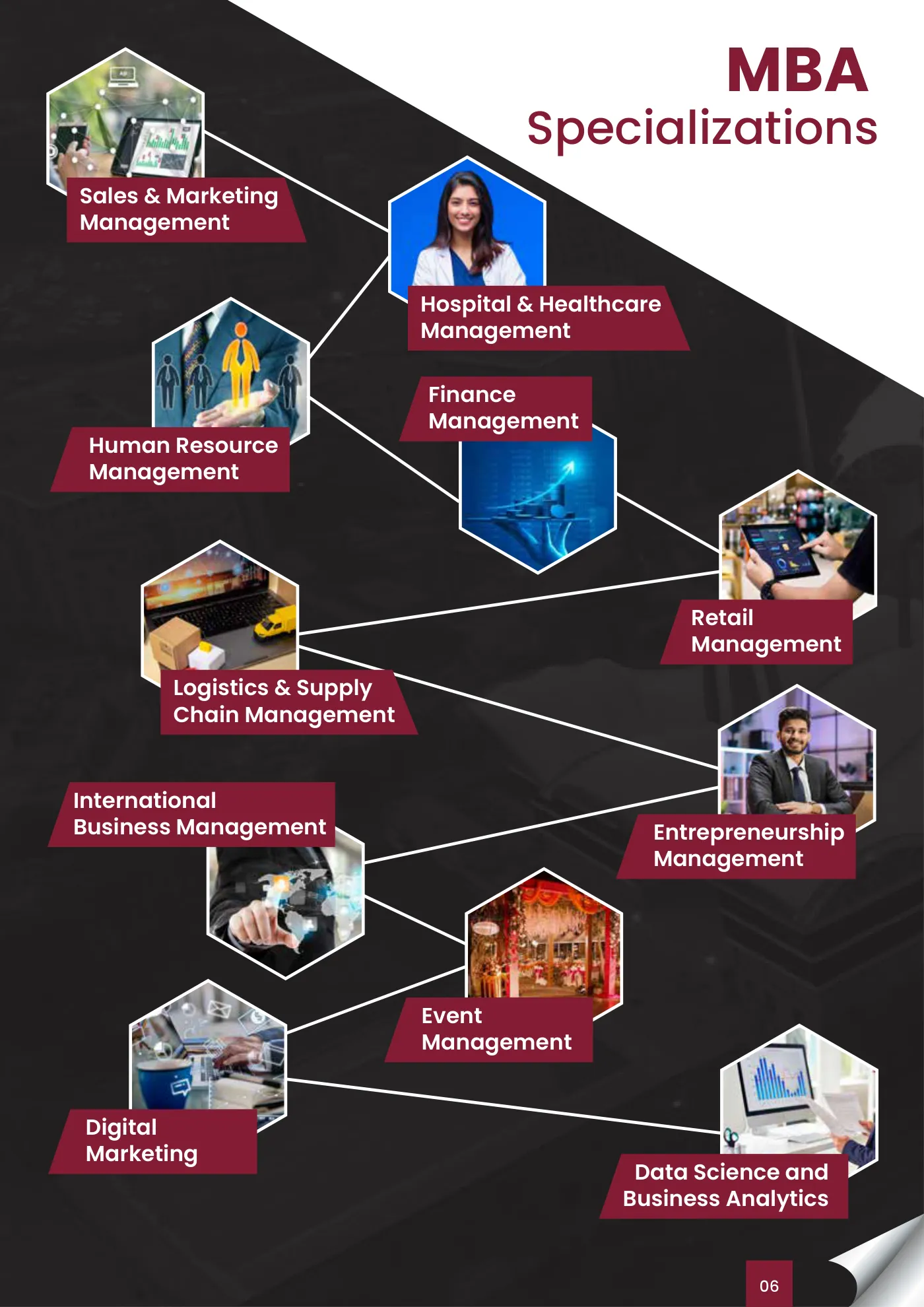 D. Y. Patil University, Navi Mumbai — course brochure, page 32. Open the PDF for full-size reading.