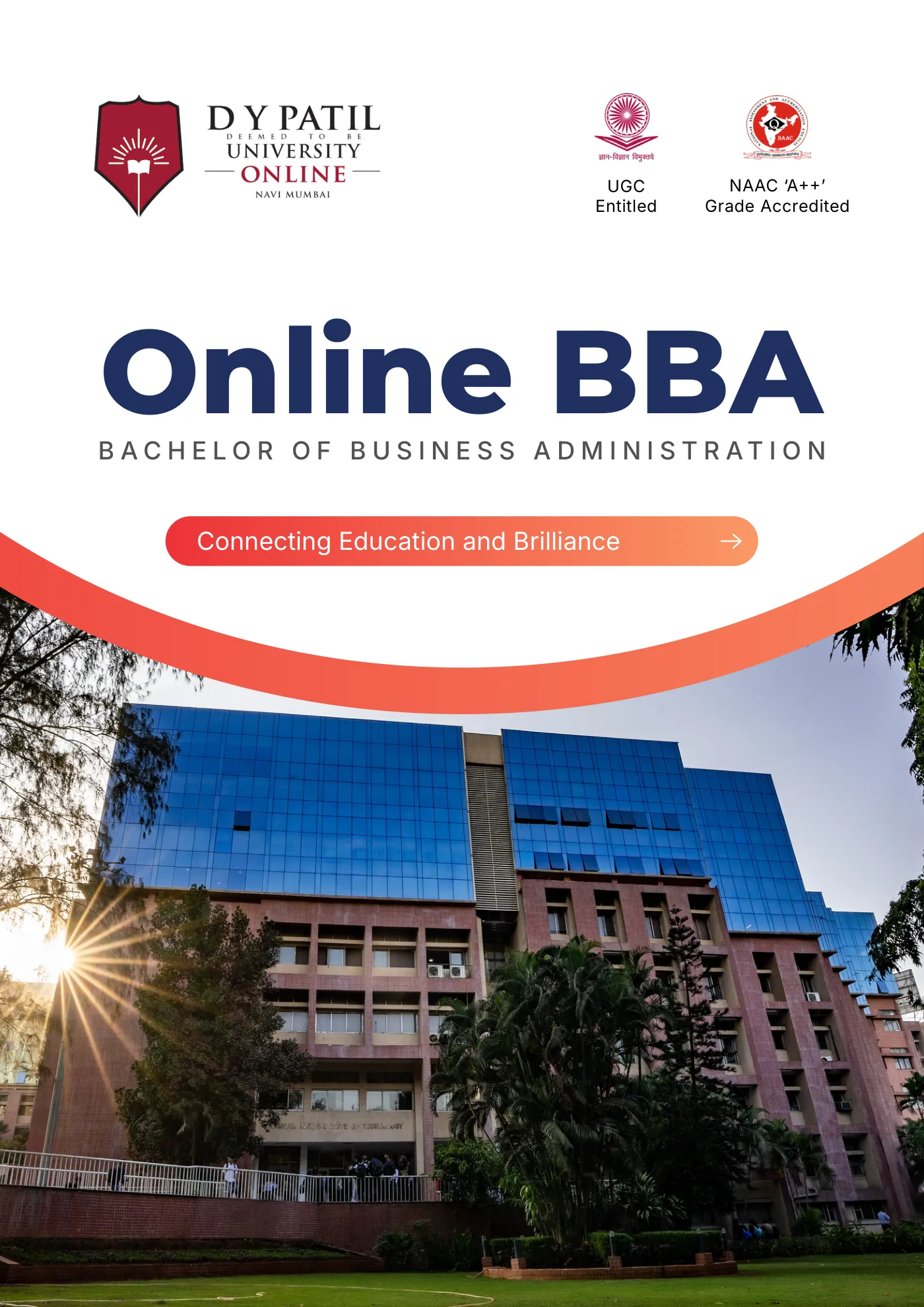 D. Y. Patil University, Navi Mumbai — course brochure, page 4. Open the PDF for full-size reading.