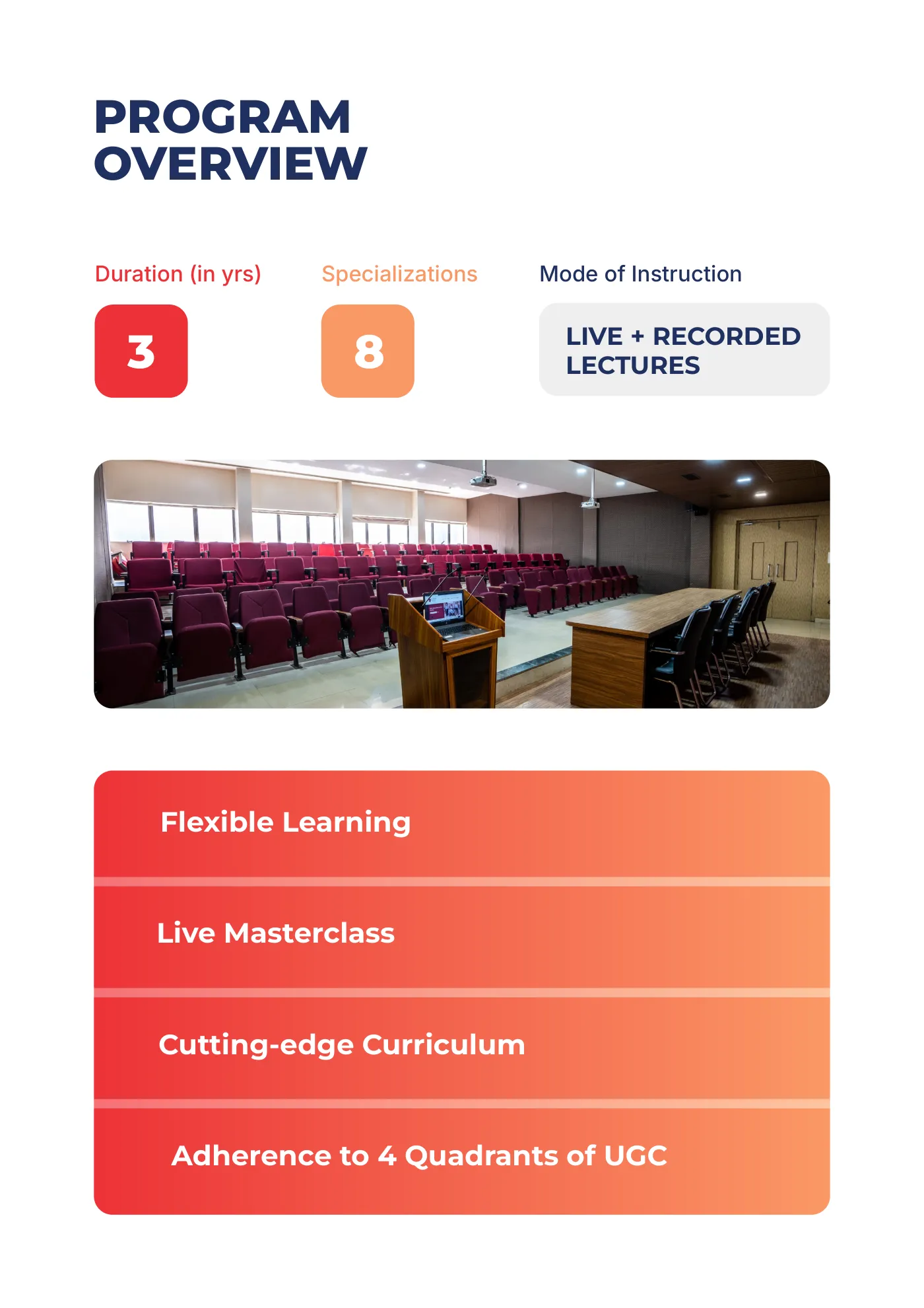 D. Y. Patil University, Navi Mumbai — course brochure, page 5. Open the PDF for full-size reading.