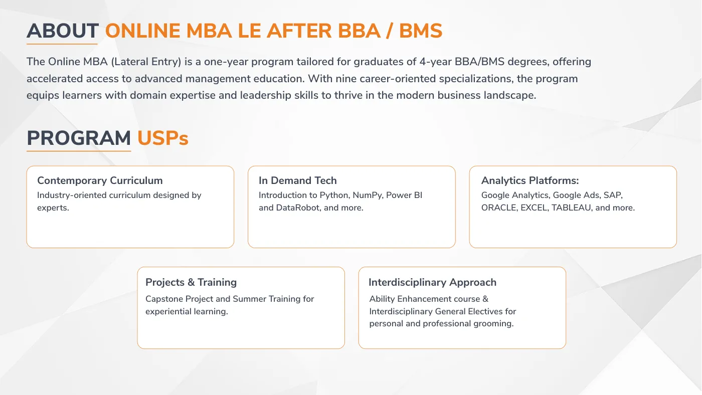 Lovely Professional University — course brochure, page 111. Open the PDF for full-size reading.