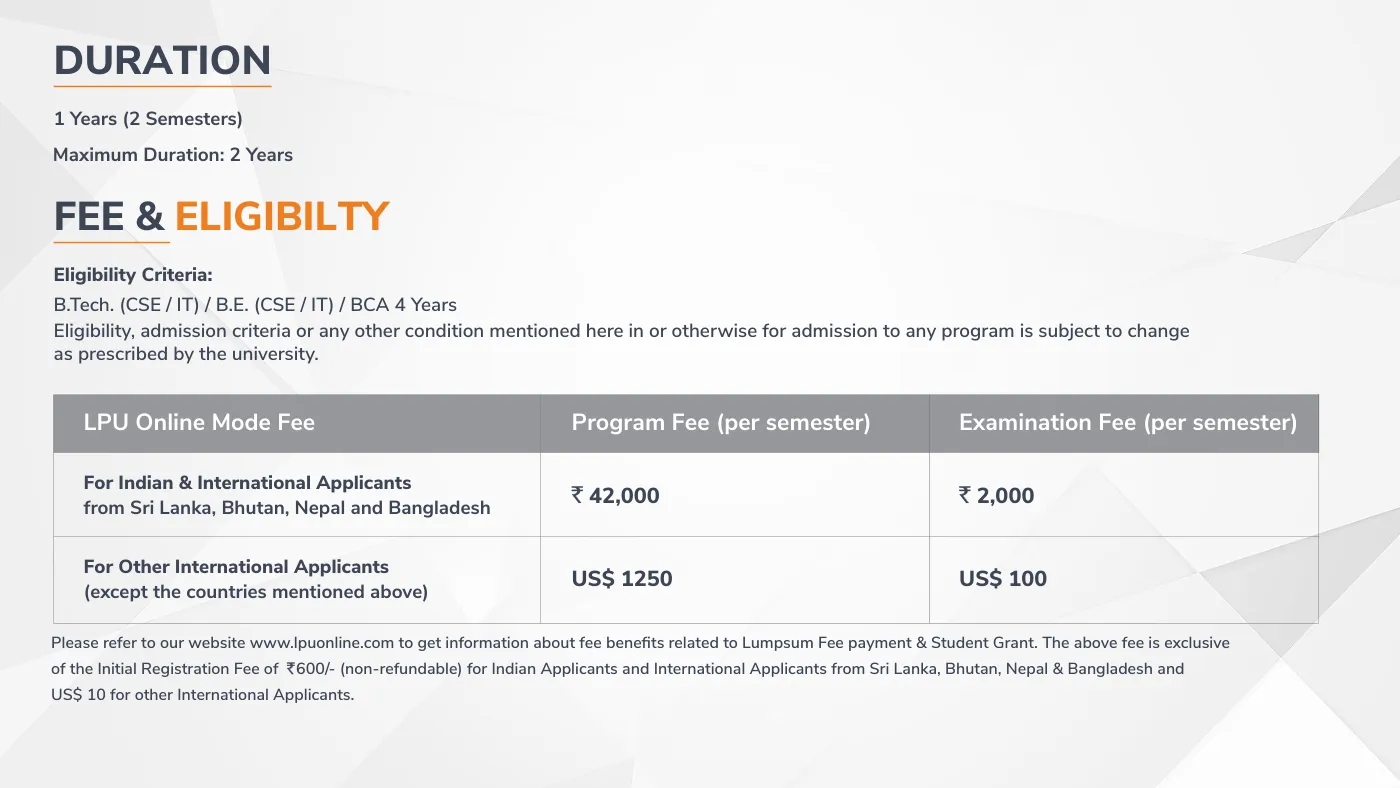 Lovely Professional University — course brochure, page 118. Open the PDF for full-size reading.