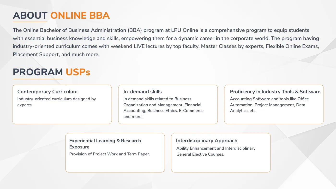 Lovely Professional University — course brochure, page 147. Open the PDF for full-size reading.