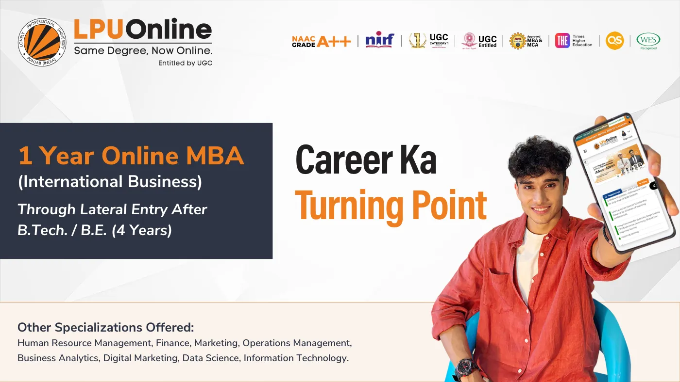 Lovely Professional University — course brochure, page 44. Open the PDF for full-size reading.