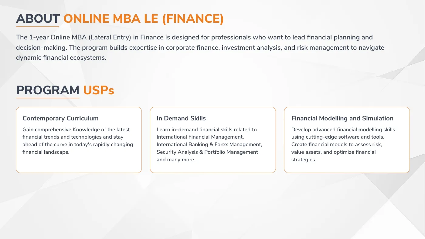 Lovely Professional University — course brochure, page 54. Open the PDF for full-size reading.