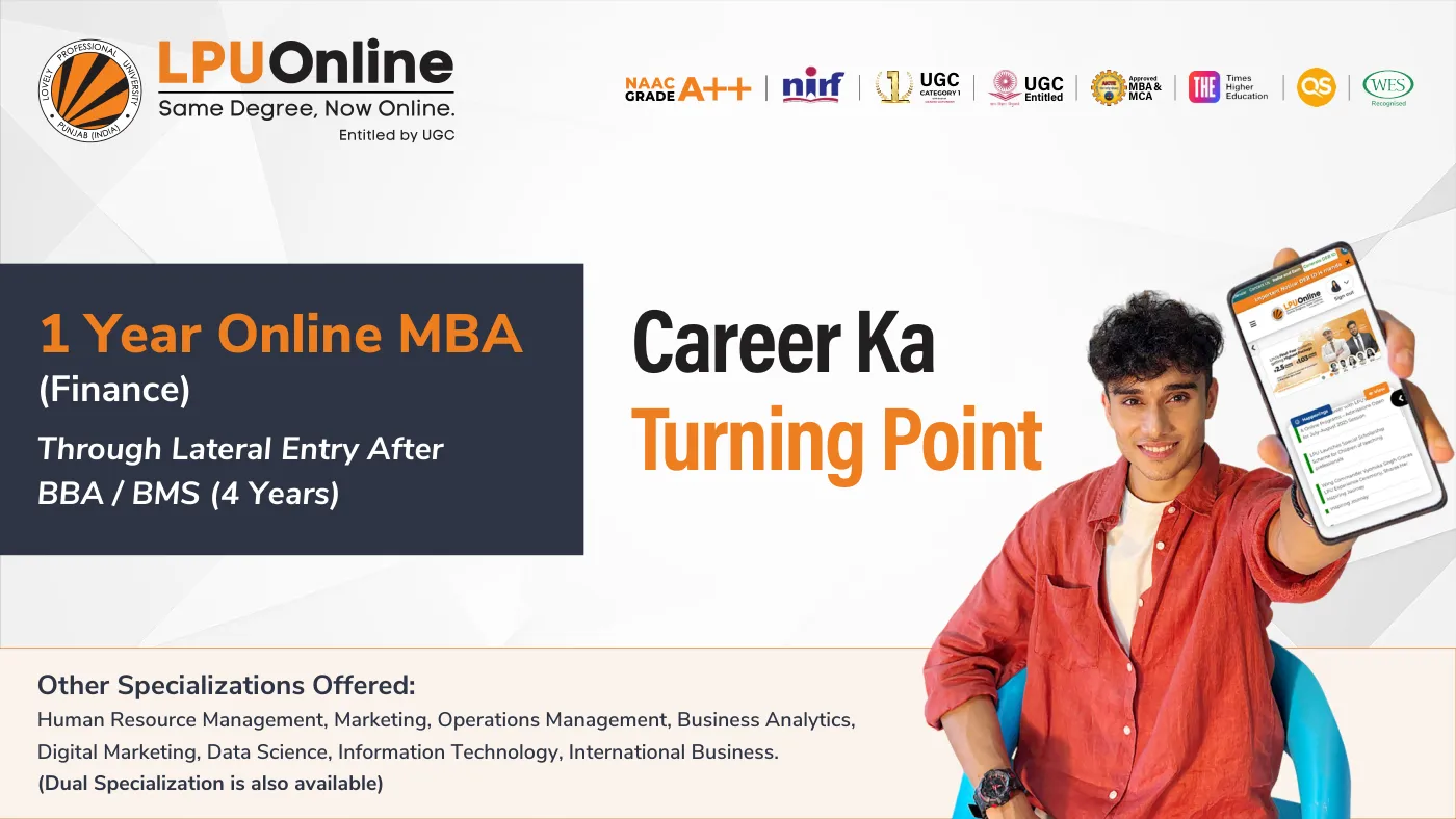 Lovely Professional University — course brochure, page 98. Open the PDF for full-size reading.