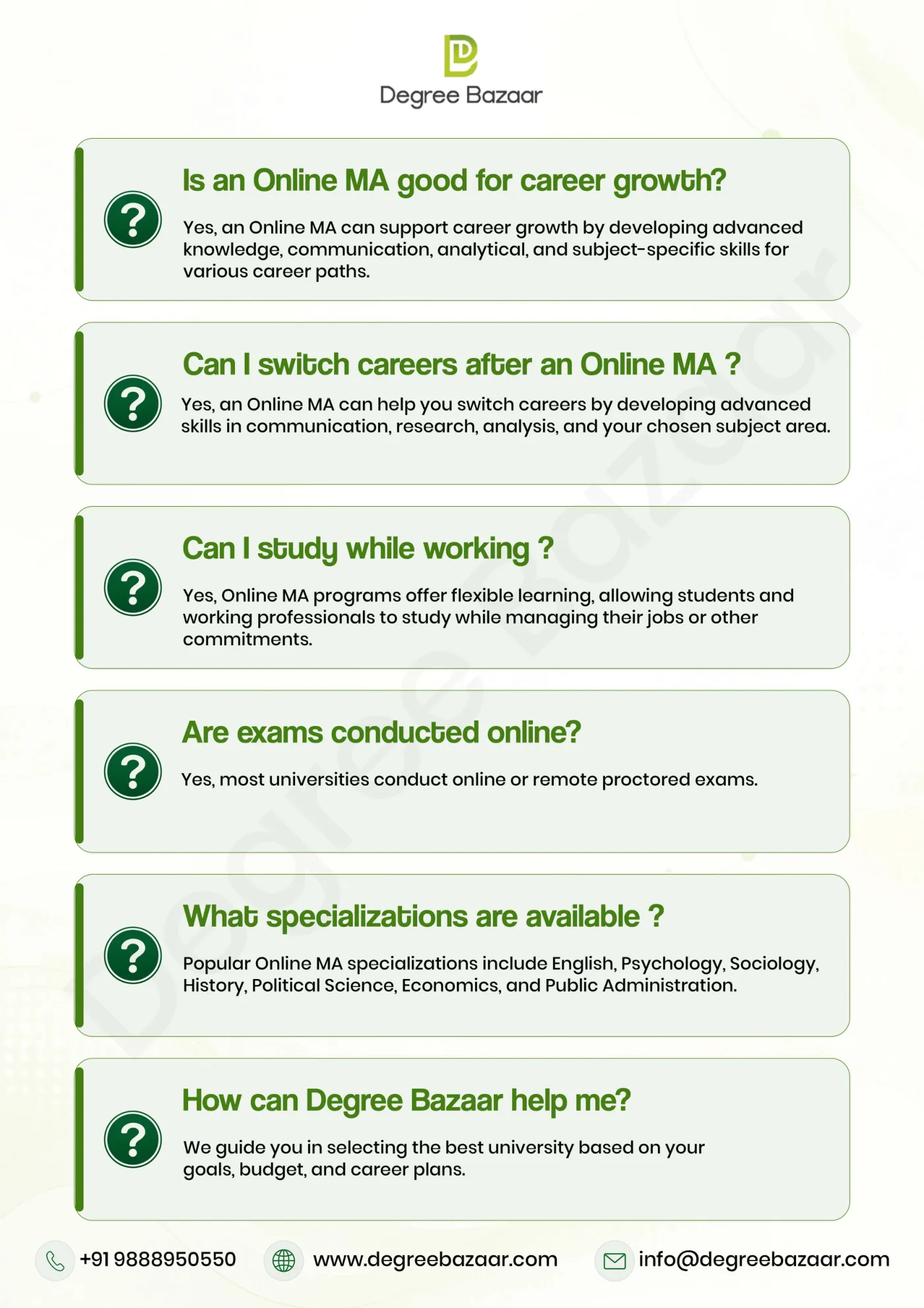 MA — DegreeBazaar course guide, page 4. Open the PDF for full-size reading.