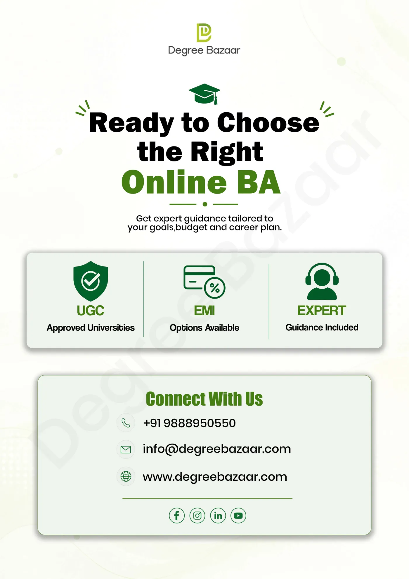 BA — DegreeBazaar course guide, page 5. Open the PDF for full-size reading.