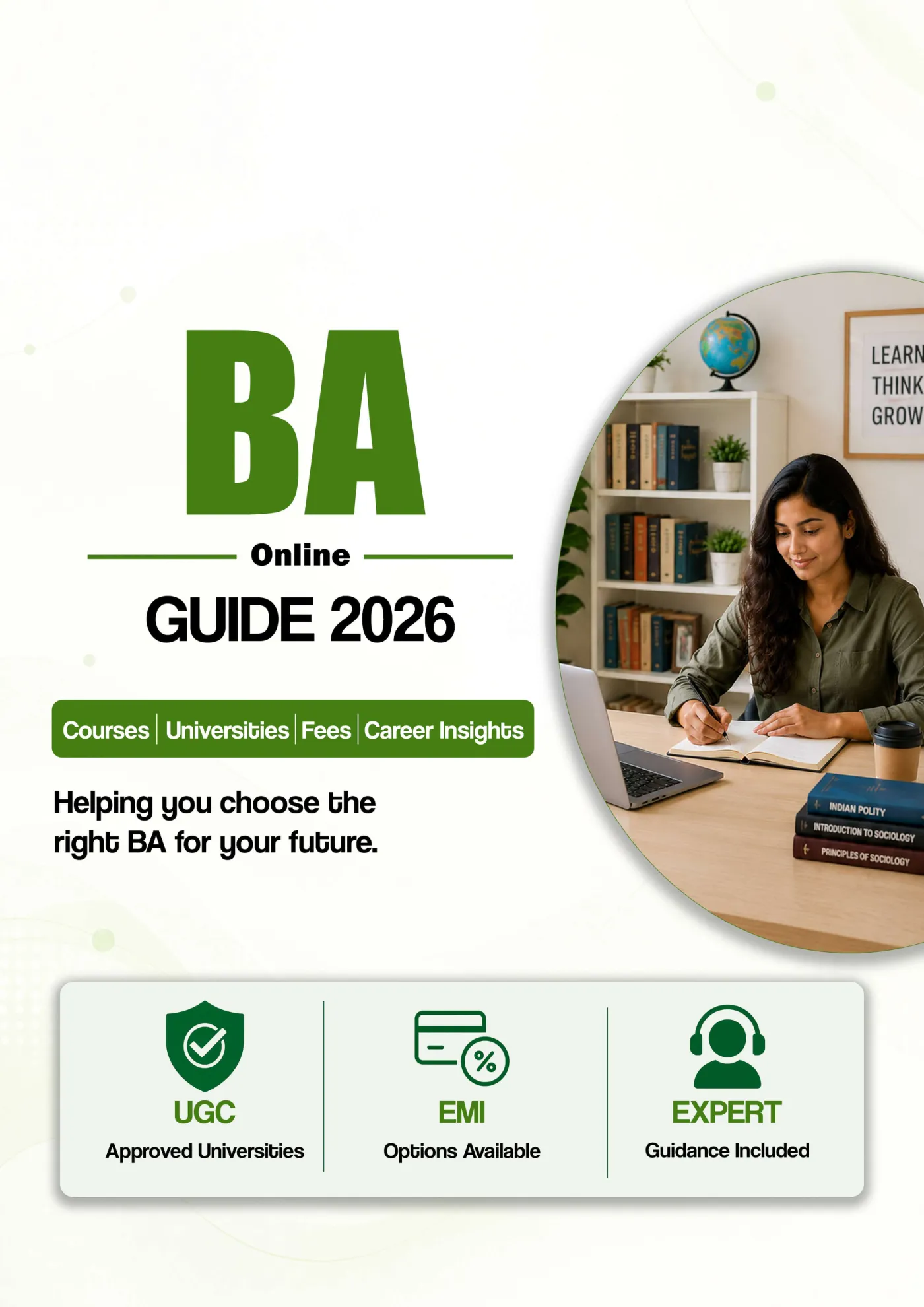 BA — course comparison guide, page 1. Open the PDF for full-size reading.