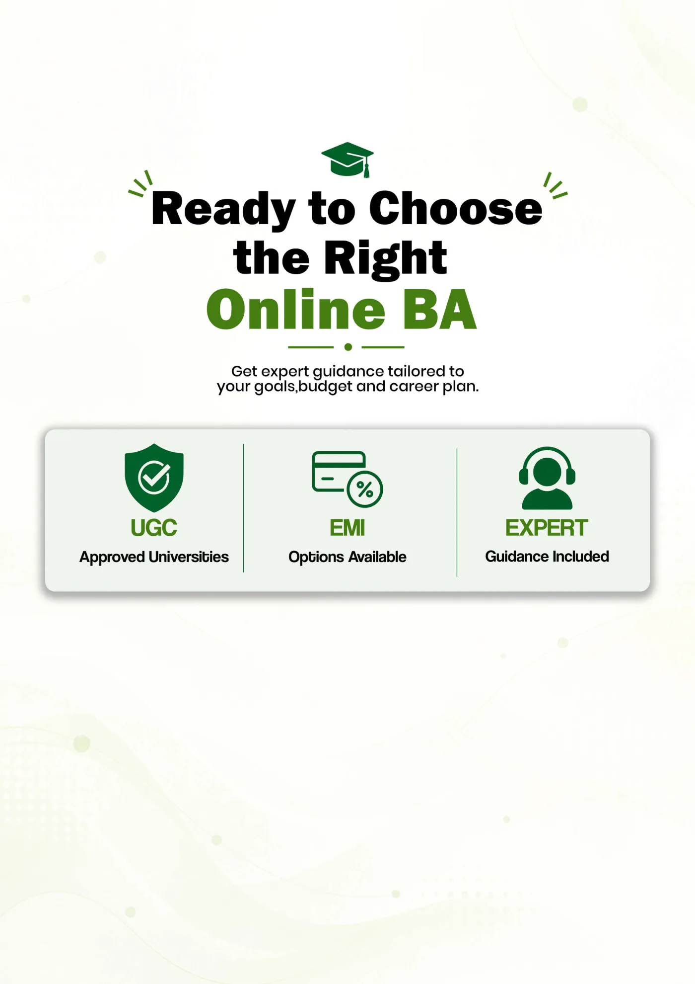 BA — course comparison guide, page 3. Open the PDF for full-size reading.