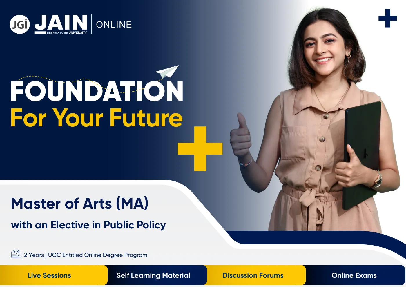 Jain University — complete course brochure, page 150. Open the PDF for full-size reading.