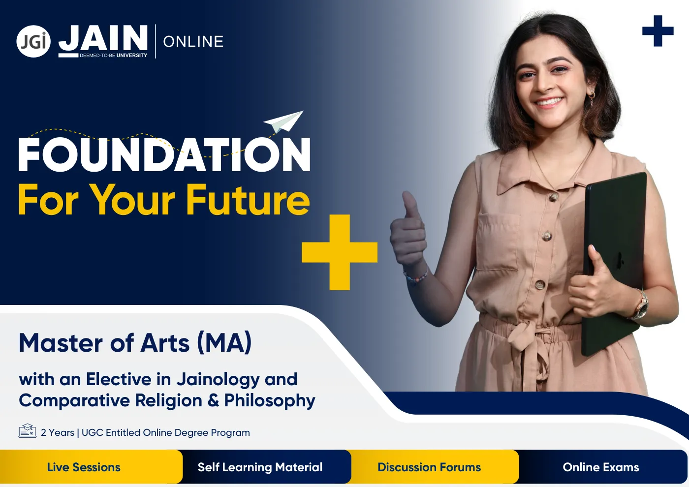 Jain University — complete course brochure, page 153. Open the PDF for full-size reading.