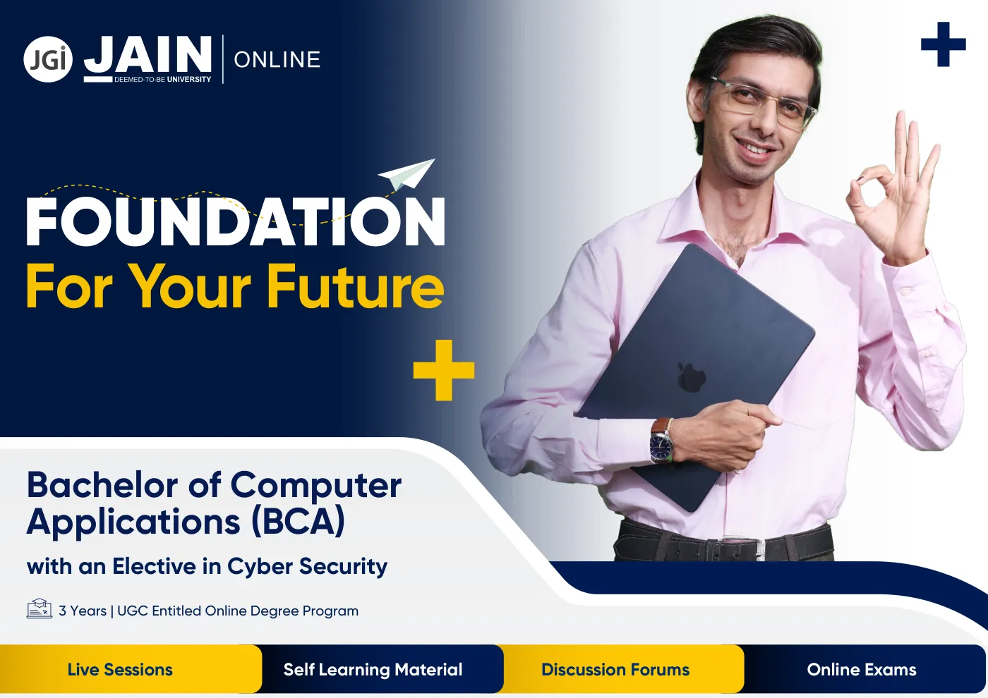Jain University — complete course brochure, page 2. Open the PDF for full-size reading.