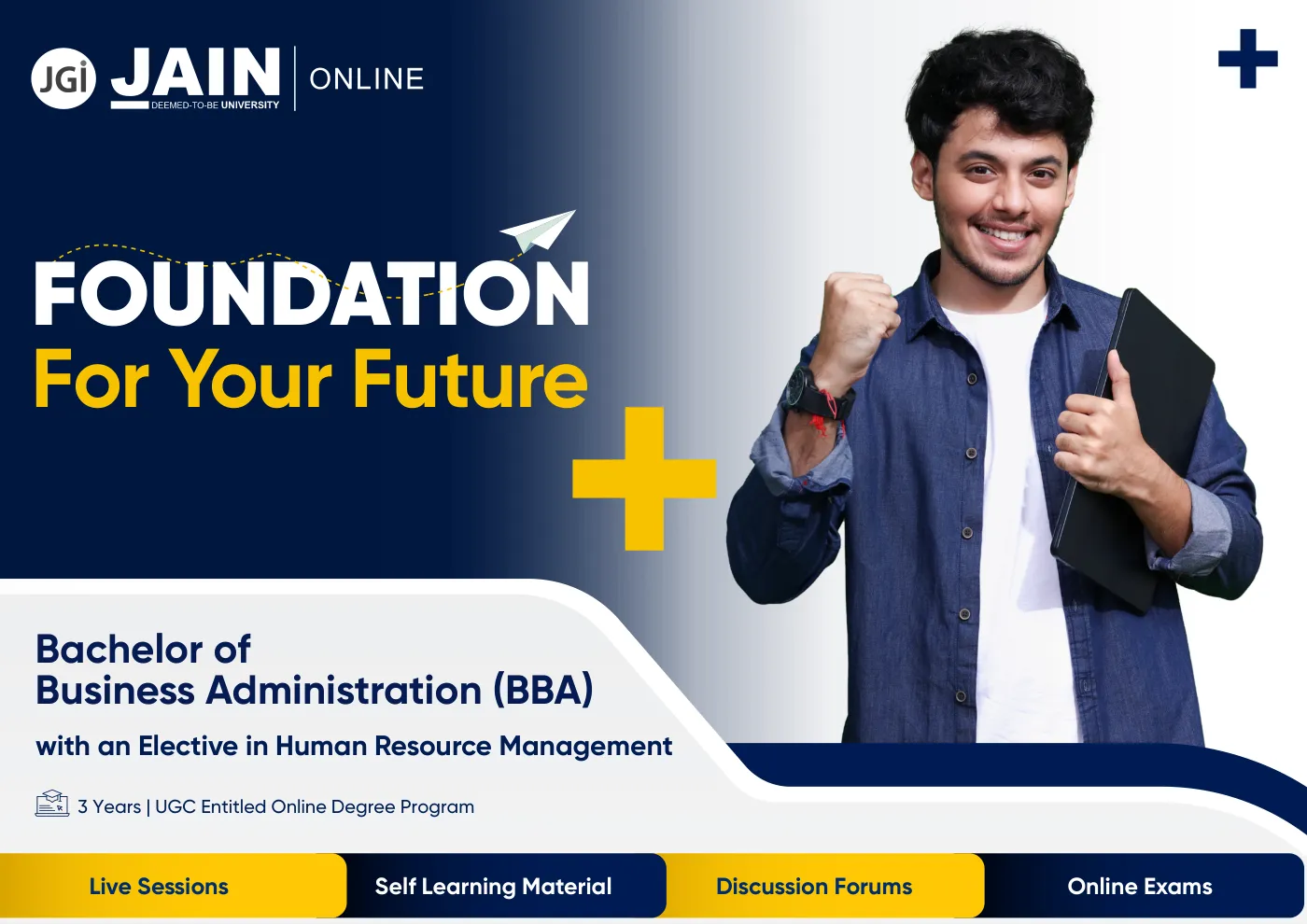 Jain University — complete course brochure, page 20. Open the PDF for full-size reading.