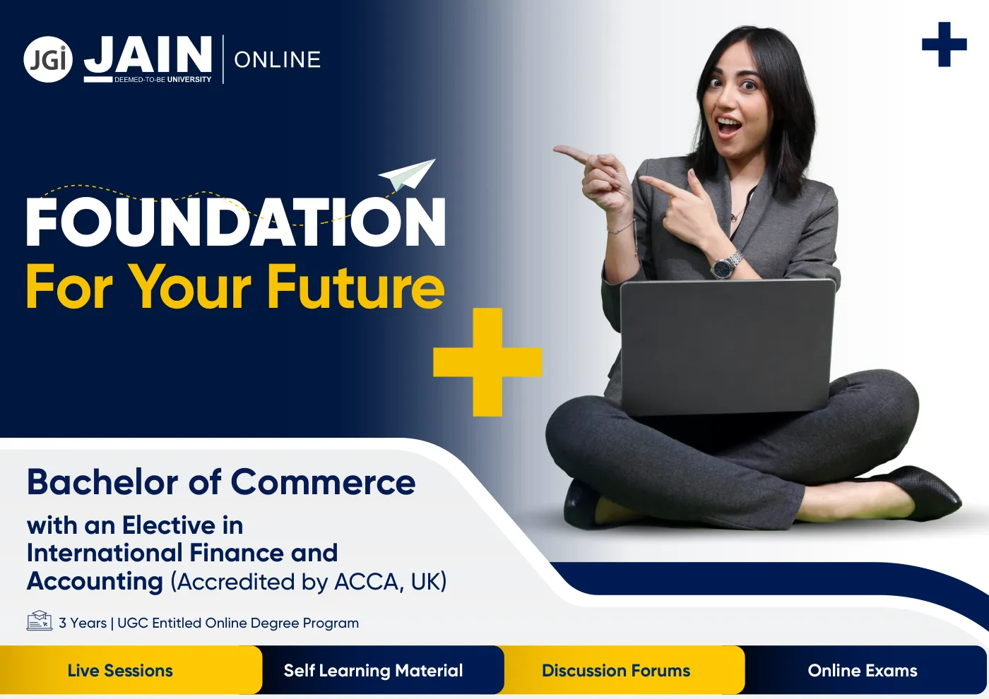 Jain University — complete course brochure, page 26. Open the PDF for full-size reading.