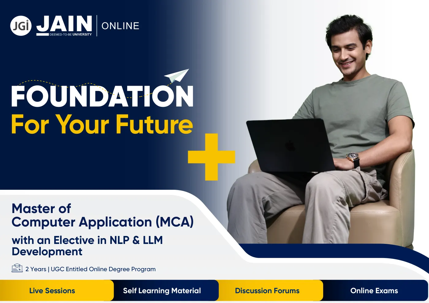 Jain University — complete course brochure, page 38. Open the PDF for full-size reading.