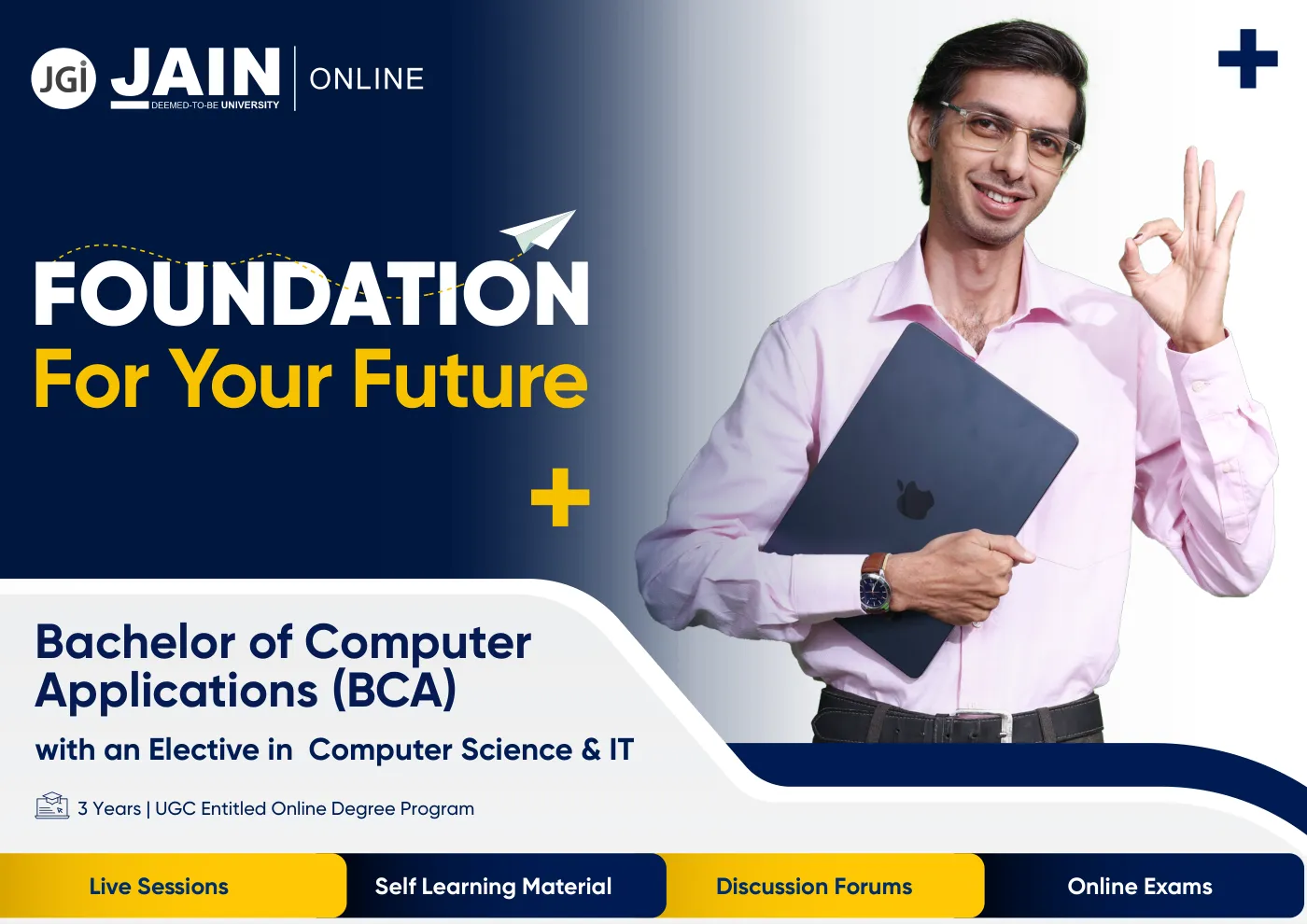 Jain University — complete course brochure, page 5. Open the PDF for full-size reading.