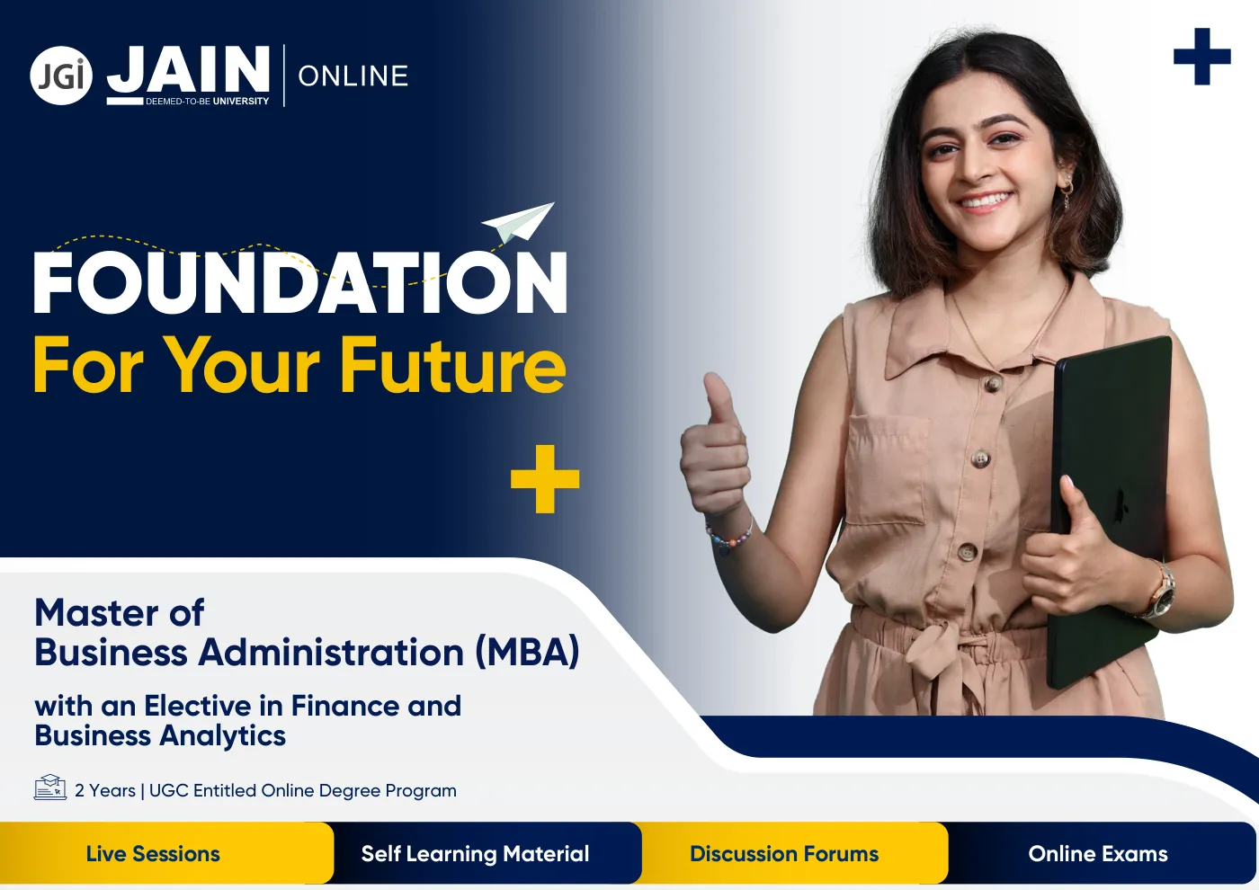 Jain University — complete course brochure, page 65. Open the PDF for full-size reading.