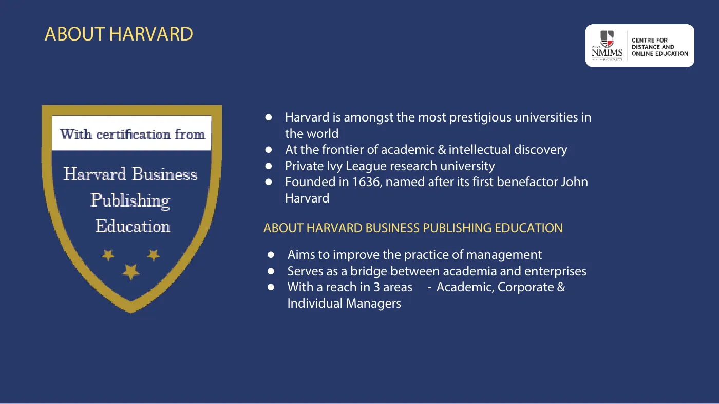 NMIMS — course brochure, page 32. Open the PDF for full-size reading.