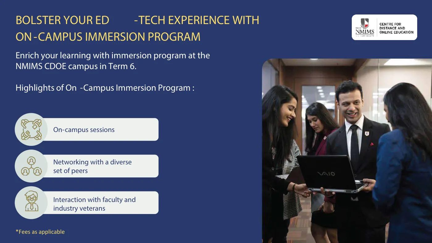 NMIMS — course brochure, page 41. Open the PDF for full-size reading.