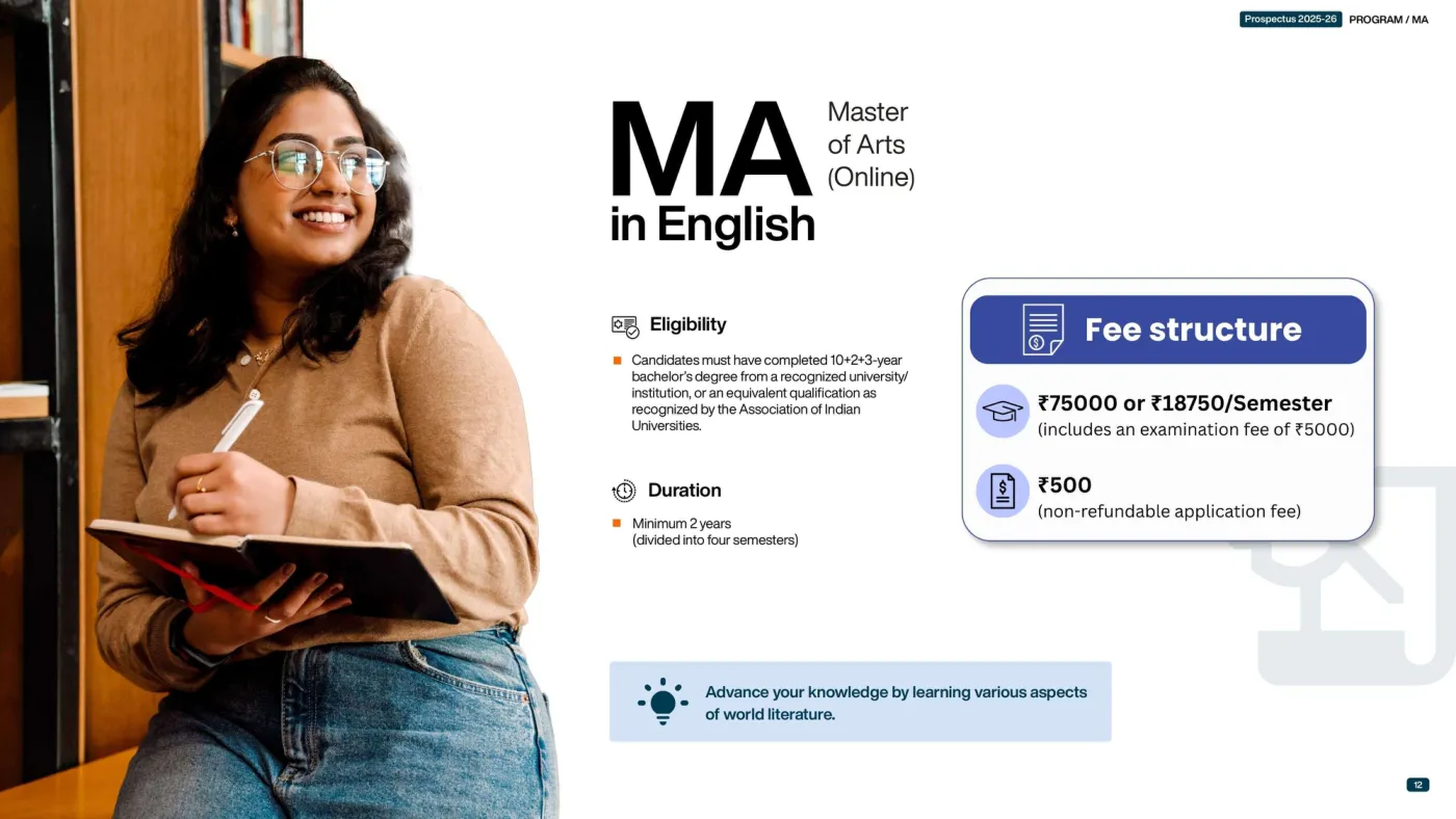 Sikkim Manipal University — course brochure, page 10. Open the PDF for full-size reading.