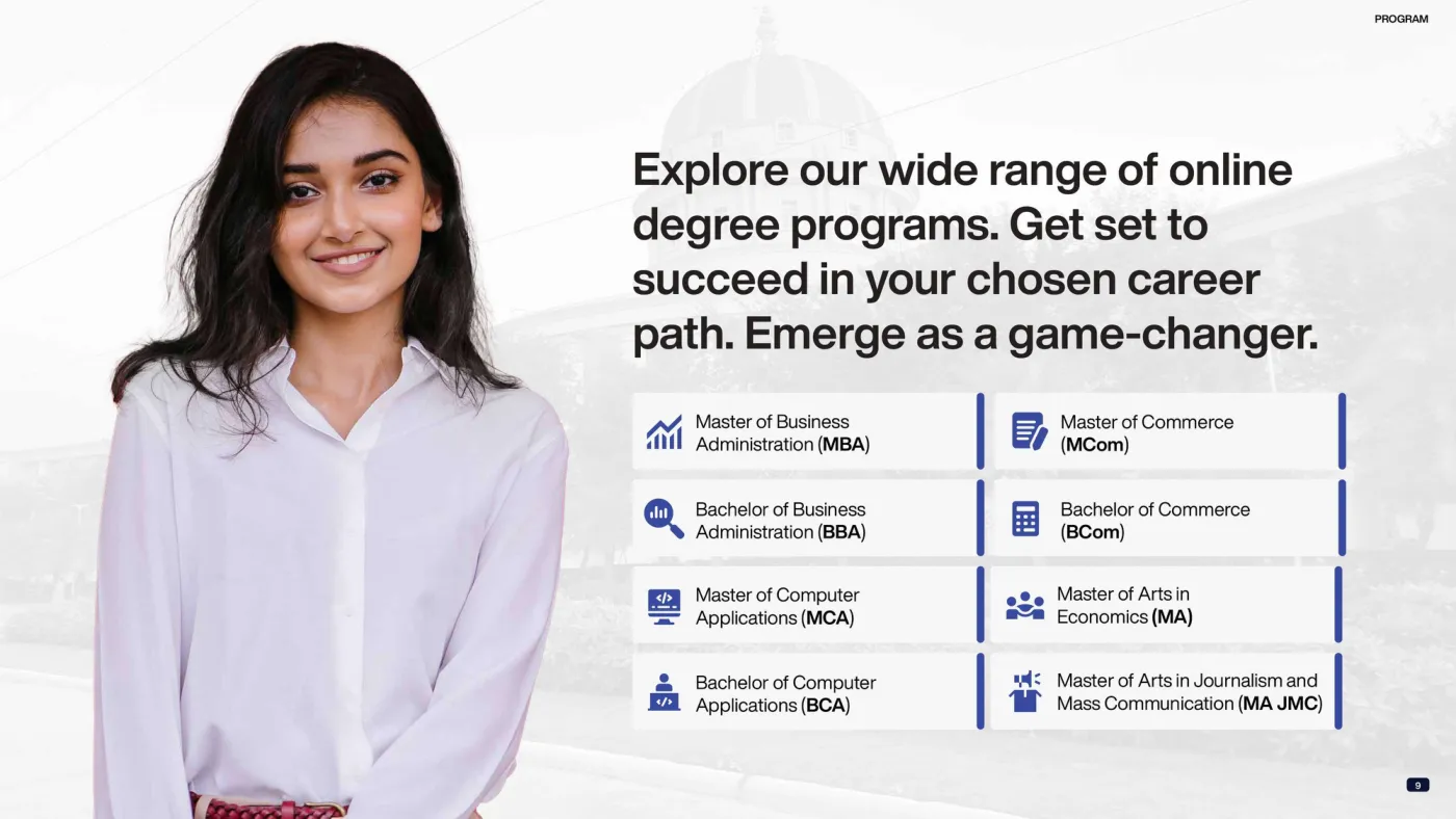 Manipal University Jaipur — course brochure, page 10. Open the PDF for full-size reading.