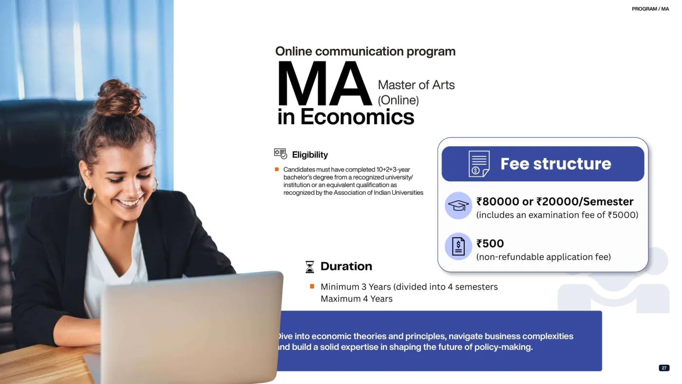 Manipal University Jaipur — course brochure, page 17. Open the PDF for full-size reading.