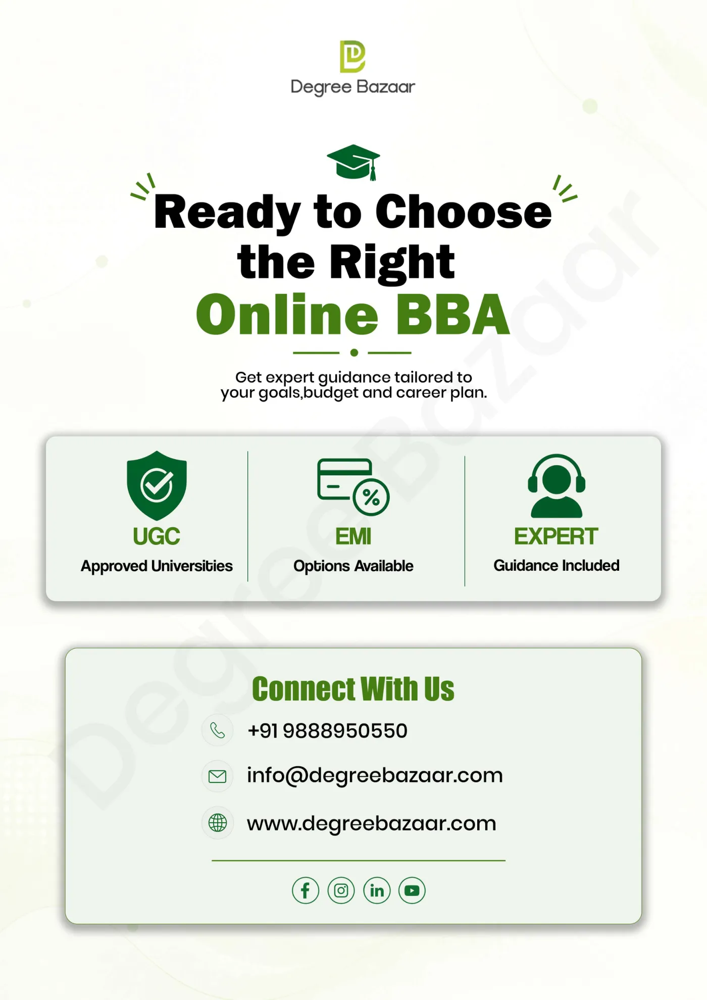 BBA — DegreeBazaar course guide, page 7. Open the PDF for full-size reading.