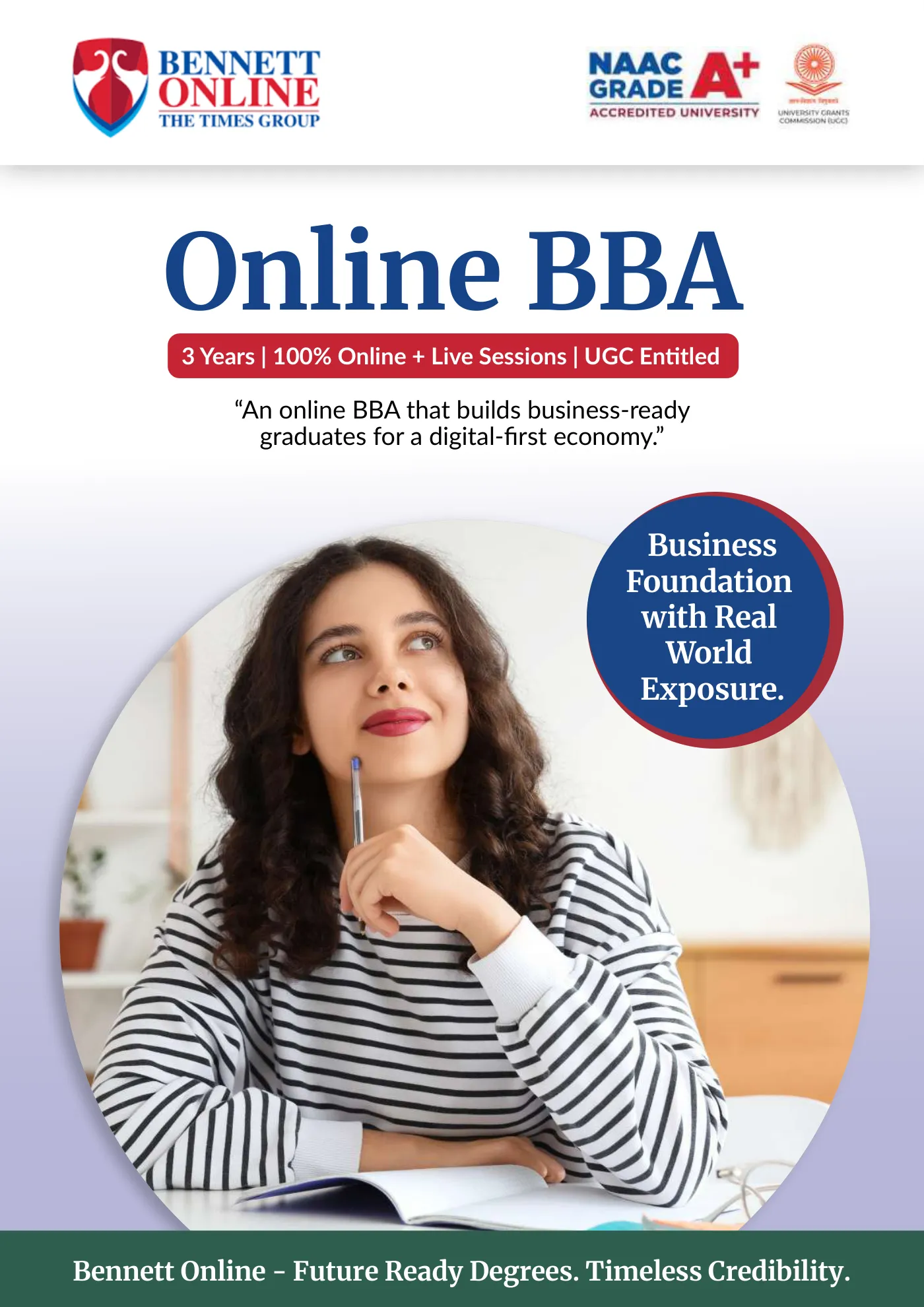 Bennett University — course brochure, page 6. Open the PDF for full-size reading.