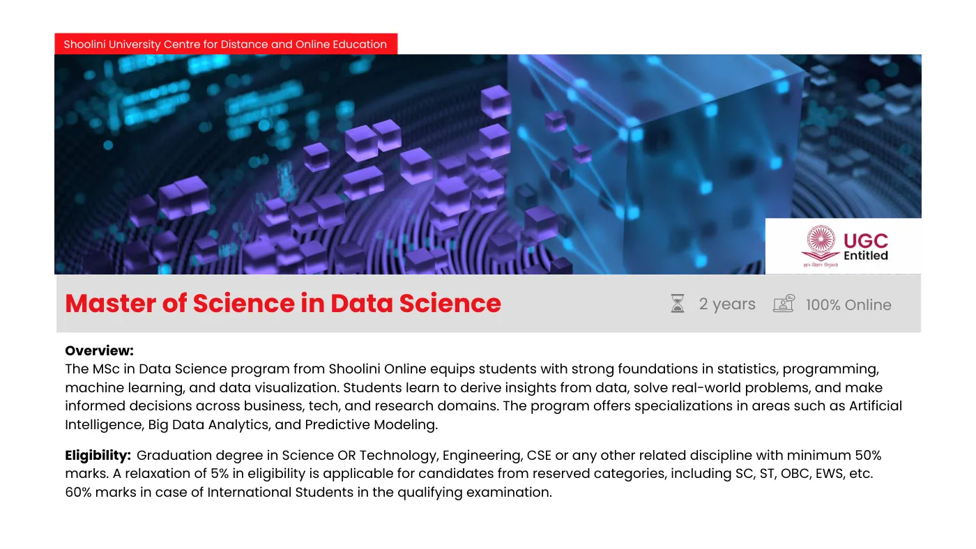 Shoolini University — course brochure, page 24. Open the PDF for full-size reading.