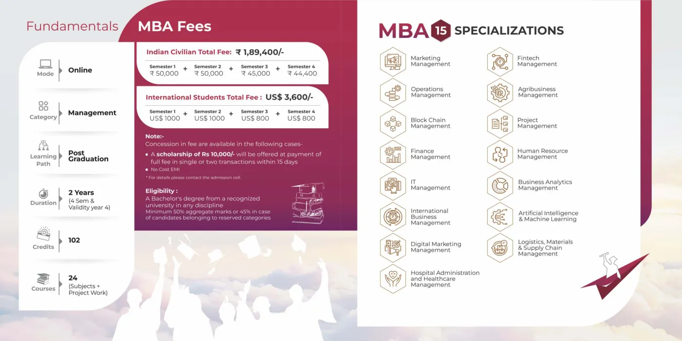 Dr. D. Y. Patil Vidyapeeth, Pune — course brochure, page 14. Open the PDF for full-size reading.