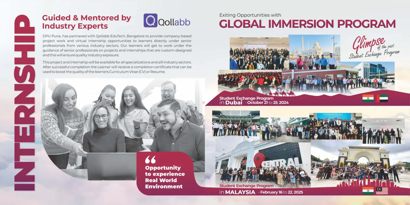 Dr. D. Y. Patil Vidyapeeth, Pune — course brochure, page 18. Open the PDF for full-size reading.