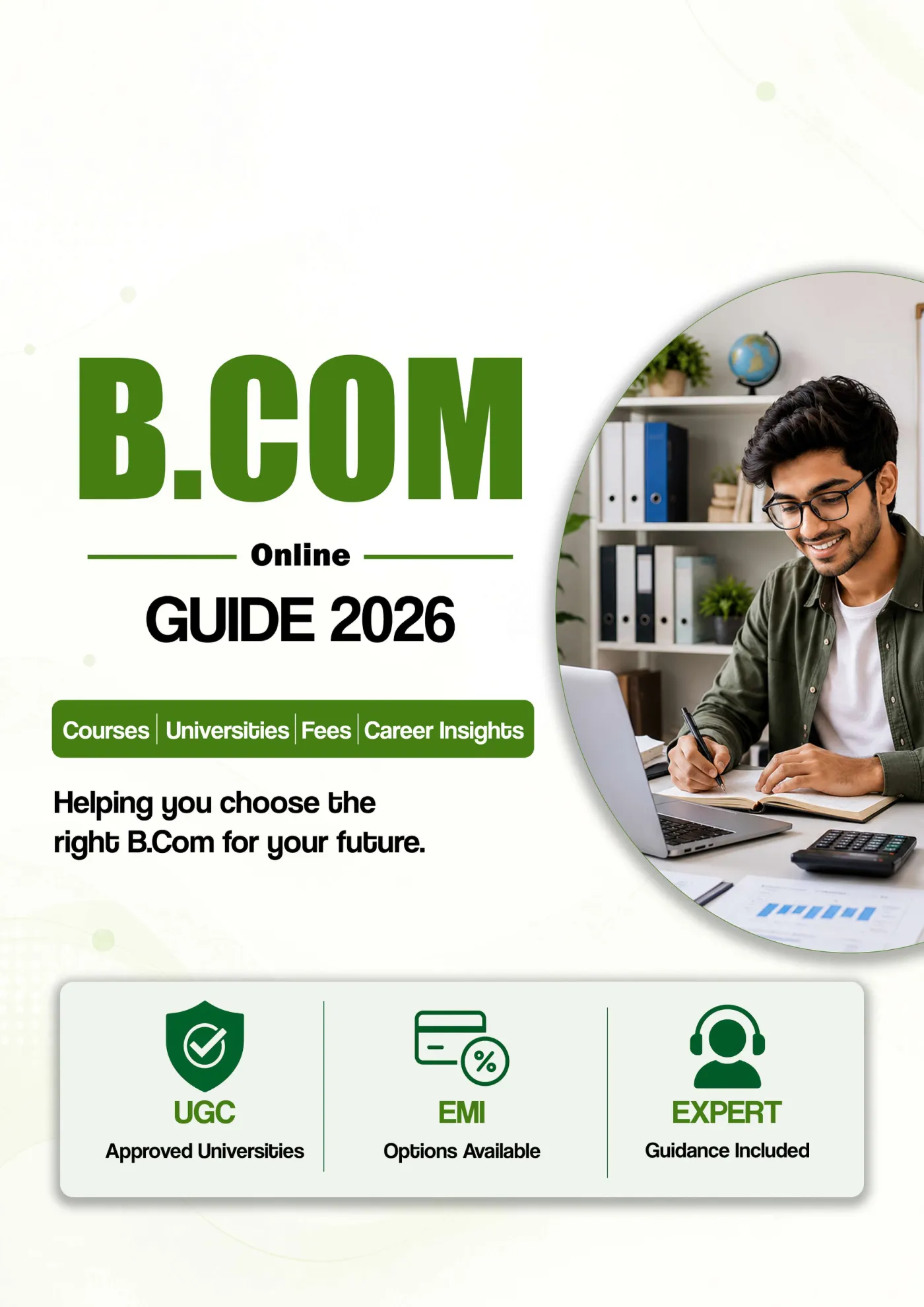 B.Com — course comparison guide, page 1. Open the PDF for full-size reading.