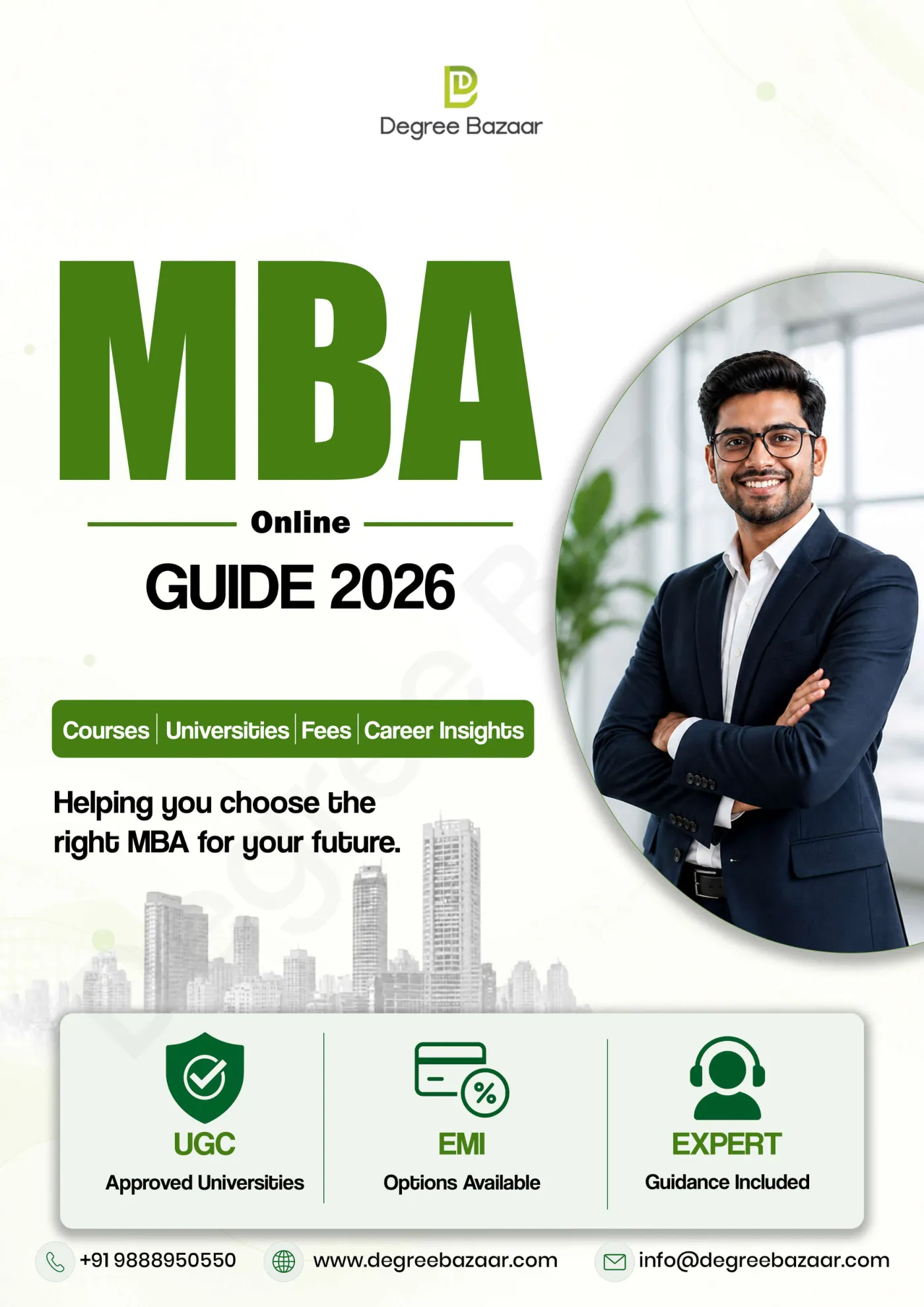 MBA — DegreeBazaar course guide, page 1. Open the PDF for full-size reading.