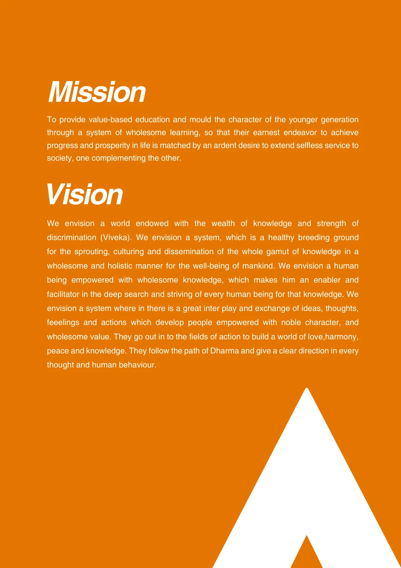 Amrita Vishwa Vidyapeetham — course brochure, page 2. Open the PDF for full-size reading.