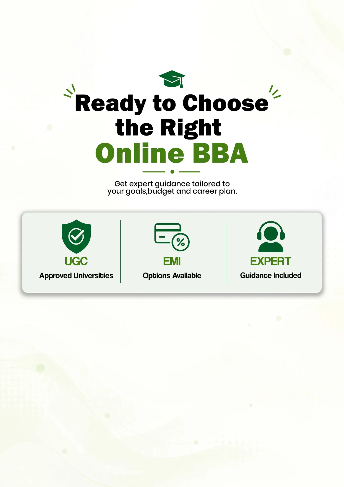 BBA — course comparison guide, page 5. Open the PDF for full-size reading.