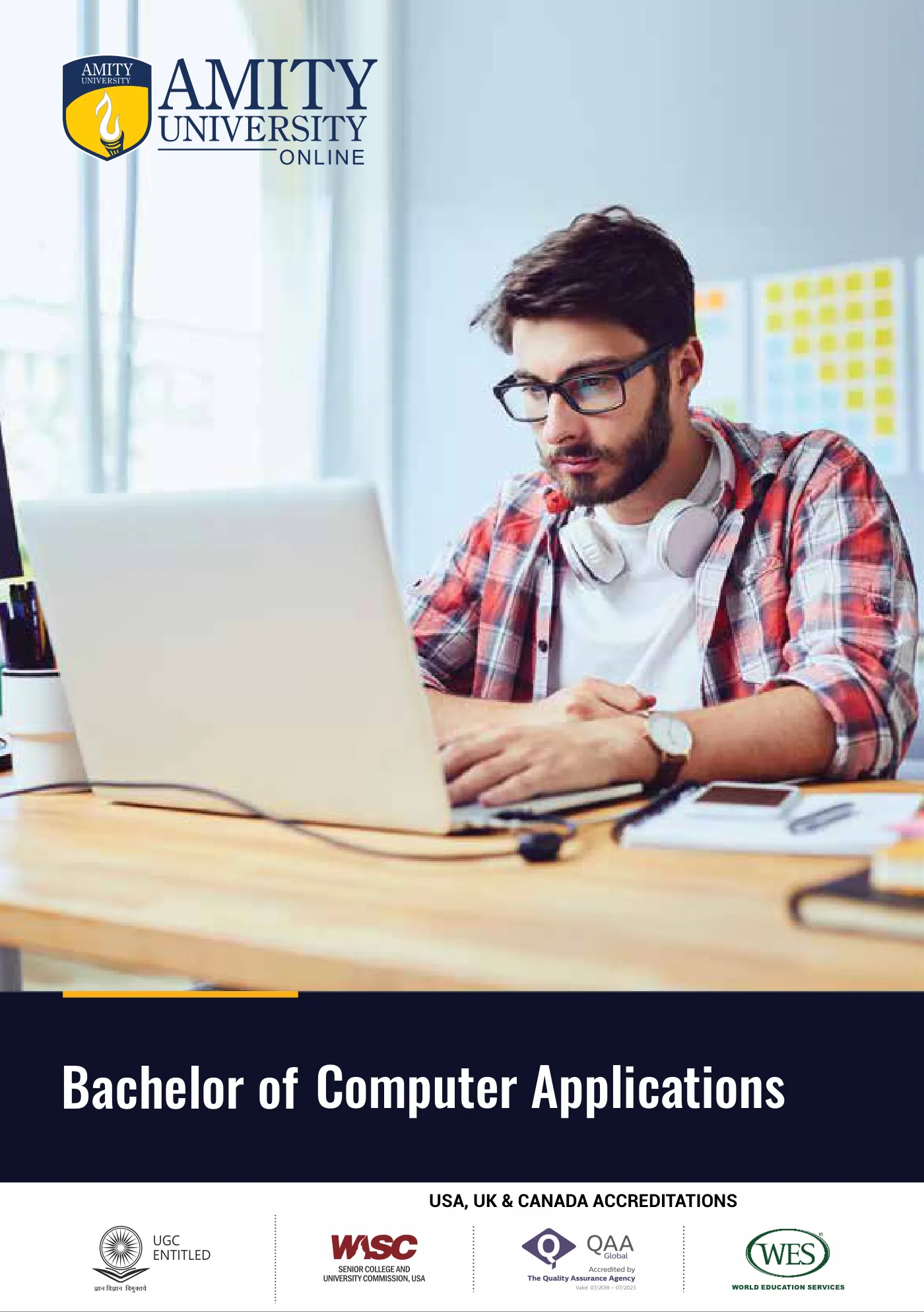 Amity University — course brochure, page 51. Open the PDF for full-size reading.