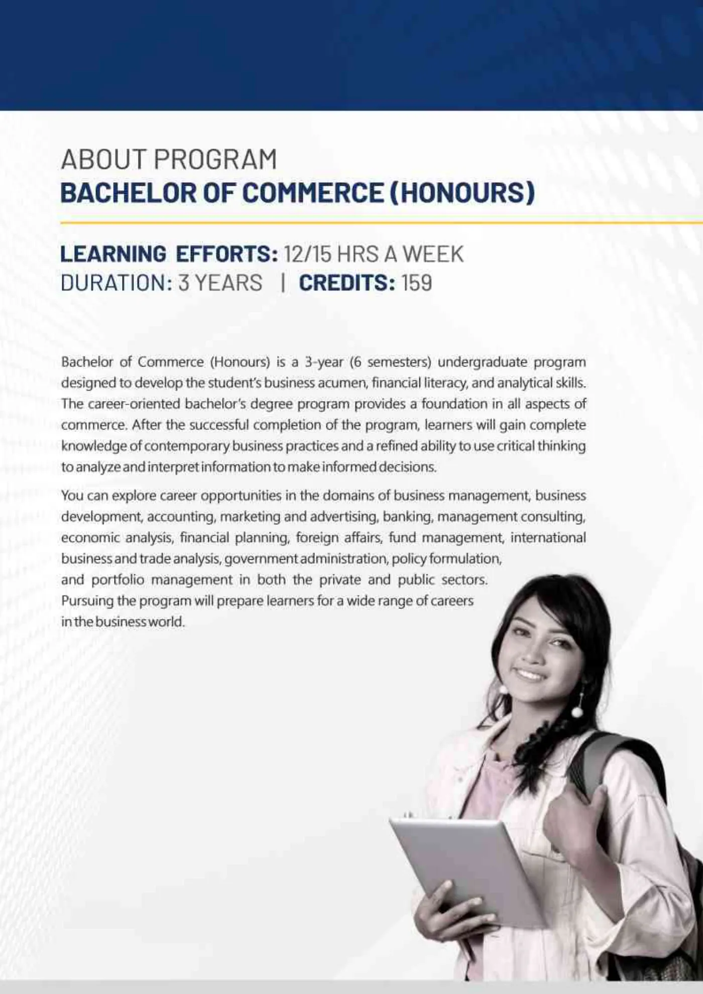 Amity University — course brochure, page 60. Open the PDF for full-size reading.