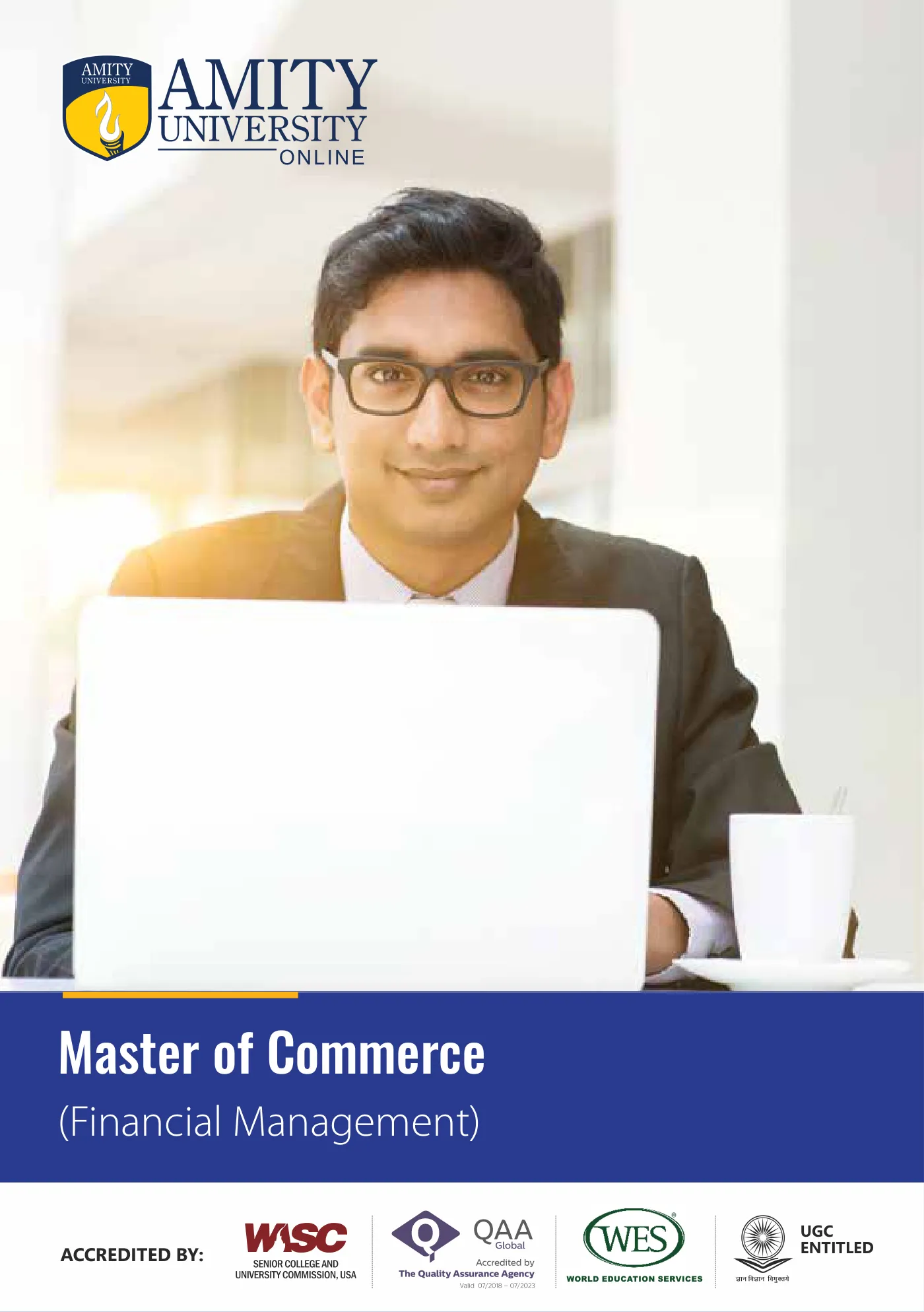 Amity University — course brochure, page 63. Open the PDF for full-size reading.