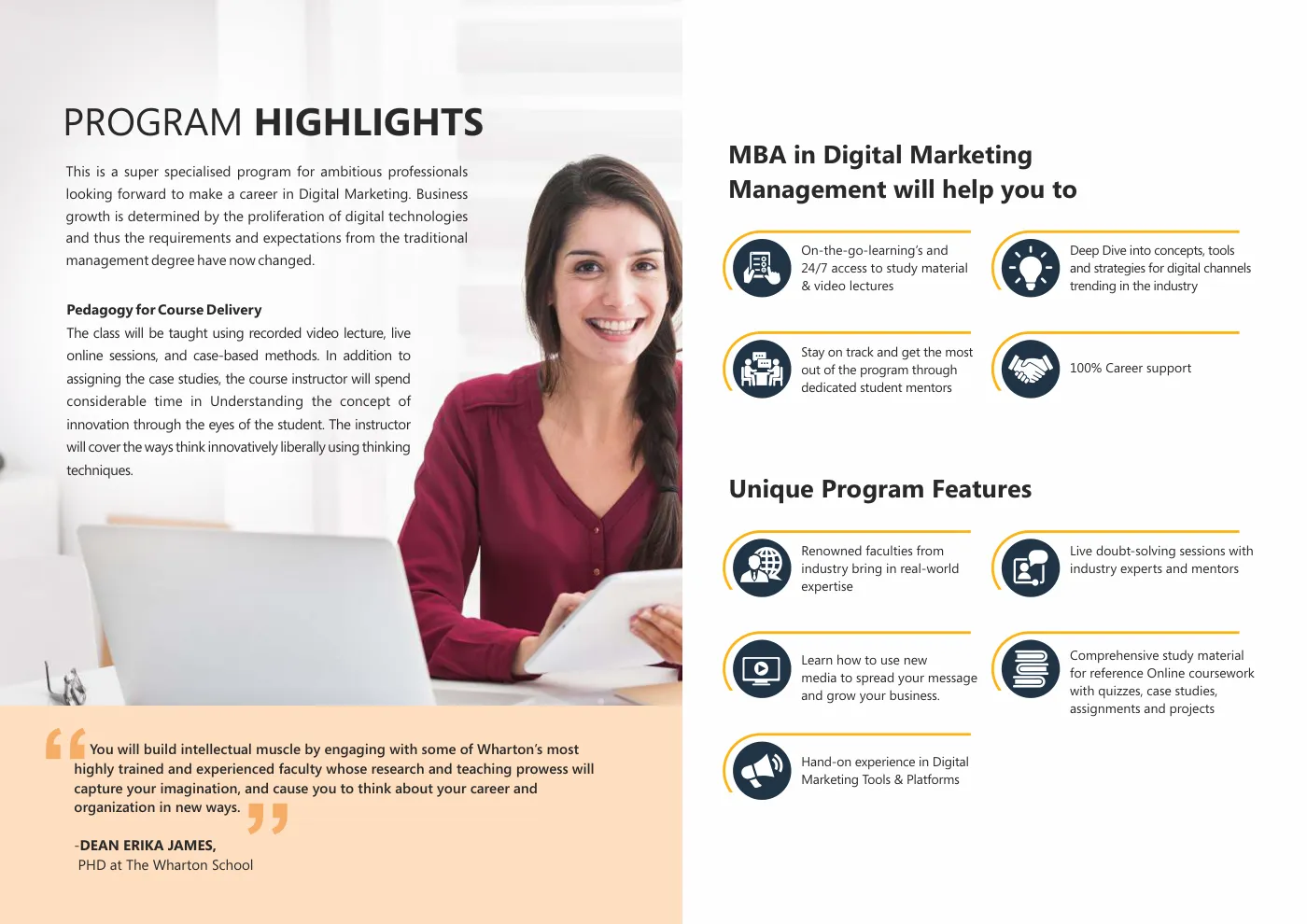 Amity University — course brochure, page 80. Open the PDF for full-size reading.